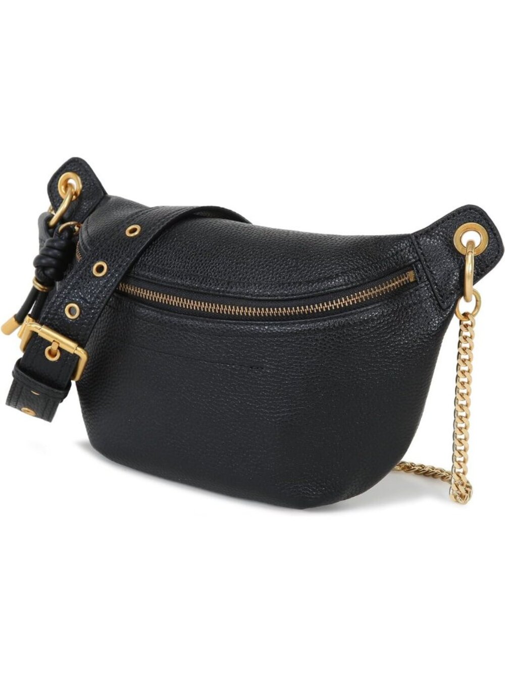 Stylish Top Grain Leather Crossbody Belt Bag for Women - Minimalist Travel